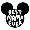 thumbnail image 2 of Men's Mickey & Friends Best Mama Ever Mouse Ears Graphic T-Shirt, 2 of 5