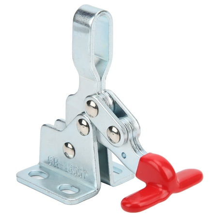 

Domqga Quick Toggle Clamp Vertical Toggle Clamp Alloy Steel Quick Release Hand Carpentry Tool GH-13007 150kg GH-13007 Vertical Toggle Clamp