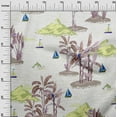 thumbnail image 3 of oneOone Rayon Lime Fabric Tropical Beach Fabric For Sewing Printed Craft Fabric By The Yard 56 Inch Wide, 3 of 4
