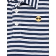 thumbnail image 6 of Wonder Nation Toddler Boys Striped Polo Shirt with Short Sleeves, Sizes 12M-5T, 6 of 6