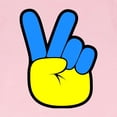 thumbnail image 3 of CafePress - Ukrainian Flag Peace Sign Ukraine Native H T Shirt - Infant T-Shirt, 3 of 4