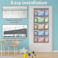 thumbnail image 3 of Homyfort Weekly Hanging Closet Organizer for Kids,Day of Week Kids Clothes Organizer ,School Clothing Storage Monday to Friday, Gray, 3 of 9