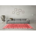 thumbnail image 3 of Ahgly Company Indoor Square Oriental Red Traditional Area Rugs, 6' Square, 3 of 4