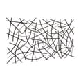 thumbnail image 2 of Polaris Rectangle Curved Metal Abstract Wall Art - Black, 2 of 10