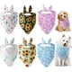 thumbnail image 1 of 6PCS Pañuelos de Verano para Perro, Pañuelos Florales Suaves para Perros, Patrón de Pata y Hueso de Perro, Bandana Triangular Ajustable, Accesorios para Pañuelos de Pequeños, Medianos y Grande, 1 of 4