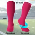 thumbnail image 6 of WHIPPY Baseball Socks and Belt Combo for Kids Boys Girls Non Metal Nickel Free Belts Softball Socks, 6 of 6