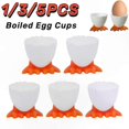 thumbnail image 2 of Silicone Egg Cup Set - Creative Kitchen Tool for Boiled Eggs with Holder and Separator, 2 of 5