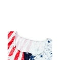 thumbnail image 6 of Qmyliery Women Independence Day Short Sleeve Tops with Flag Print, Loose Casual Style Patriotism Summer Clothing, 6 of 9