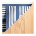 thumbnail image 3 of Dash & Albert Rugby Stripe Handwoven Indoor/Outdoor Rug, 3' x 5', Denim, 3 of 7