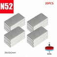 thumbnail image 6 of Neodymium Block N52 Nickel Plated 10PCS for Refrigerator and Office Use, 6 of 8