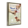 thumbnail image 3 of Stupell Industries Drink Cheers Restaurant Check Food & Beverage Painting Brown Floater Framed Canvas Art Print Wall Art, 25 x 31, 3 of 9
