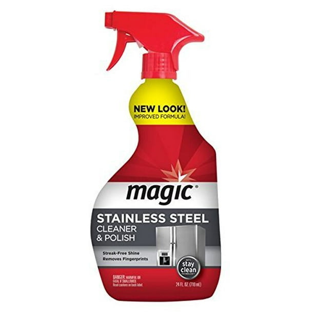 Magic Stainless Steel Cleaner, 14oz bottles, pack of 6