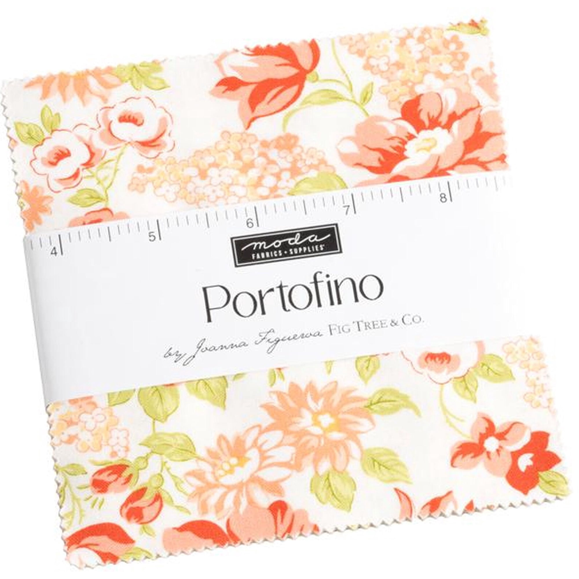 Portofino Charm Pack by Fig Tree & Co.; 42 - 5 Precut Fabric Quilt Squares