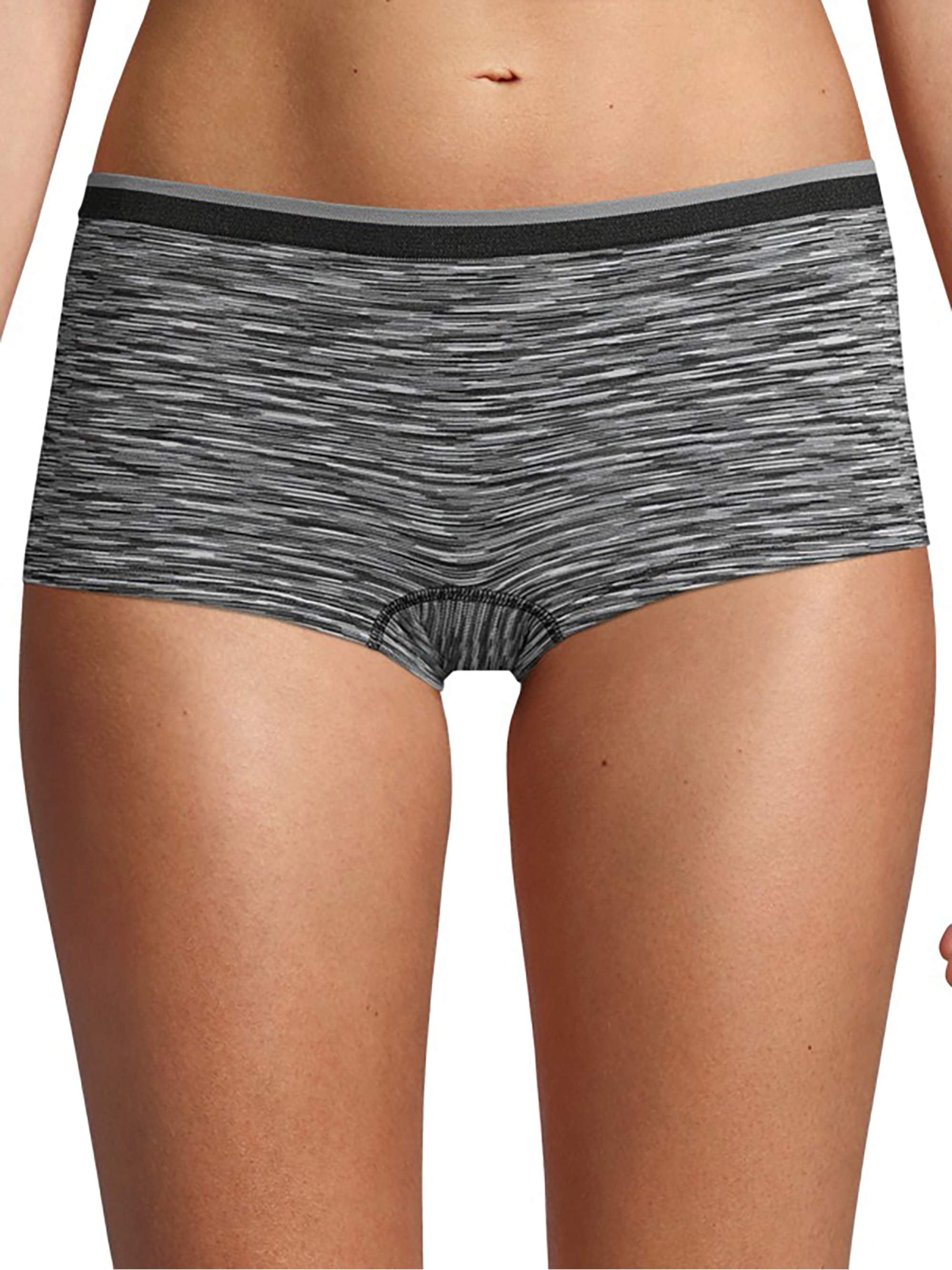 No Boundaries No Boundaries Women's Seamless Boyshort Panties, 5Pack