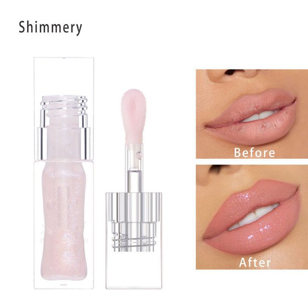 Xihbxyly Ofertas del Prime Day Brillo de labios perlado brillante, brillo de labios tipo espejo, hidratante, hidratante Brillo de labios perlado brillante, brillo de labios tipo espejo, hidratante, h