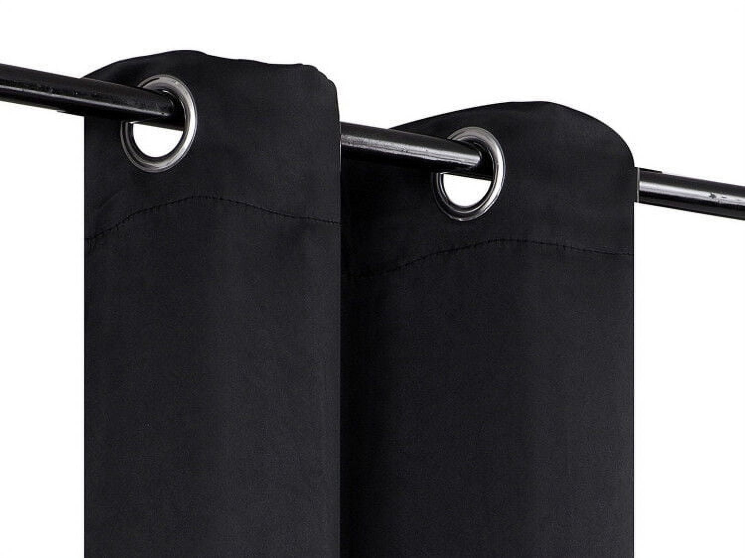 2PC Kitchen Grommet Thermal Blackout Window Tier Short Curtain Panel 30"x36" K30