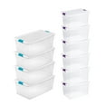 thumbnail image 1 of Sterilite 106 Qt Latch Lid Tote, 4 Pack, and 66 Qt Latch Lid Tote, 6 Pack, 1 of 9