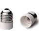 thumbnail image 1 of Set of 2 E27 to E14 base adapters for LED bulbs and low consumption, 1 of 5