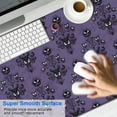 thumbnail image 2 of Long Mouse Pads for Desk,Purple Gothic Bat Pattern Desk Mats on Top Of Desks, Desk Mouse Pad Extra Large with 3mm Non-Slip Base and Stitched Edge for Gaming,Office,Work,Home 47.3"x23.6", 2 of 6