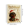 thumbnail image 3 of Dachshund Advent Calendar 2025 Collectible Figurine Set with 24 Unique Dog Ornaments Holiday Countdown Decoration Gift for Dog Lovers, 3 of 5
