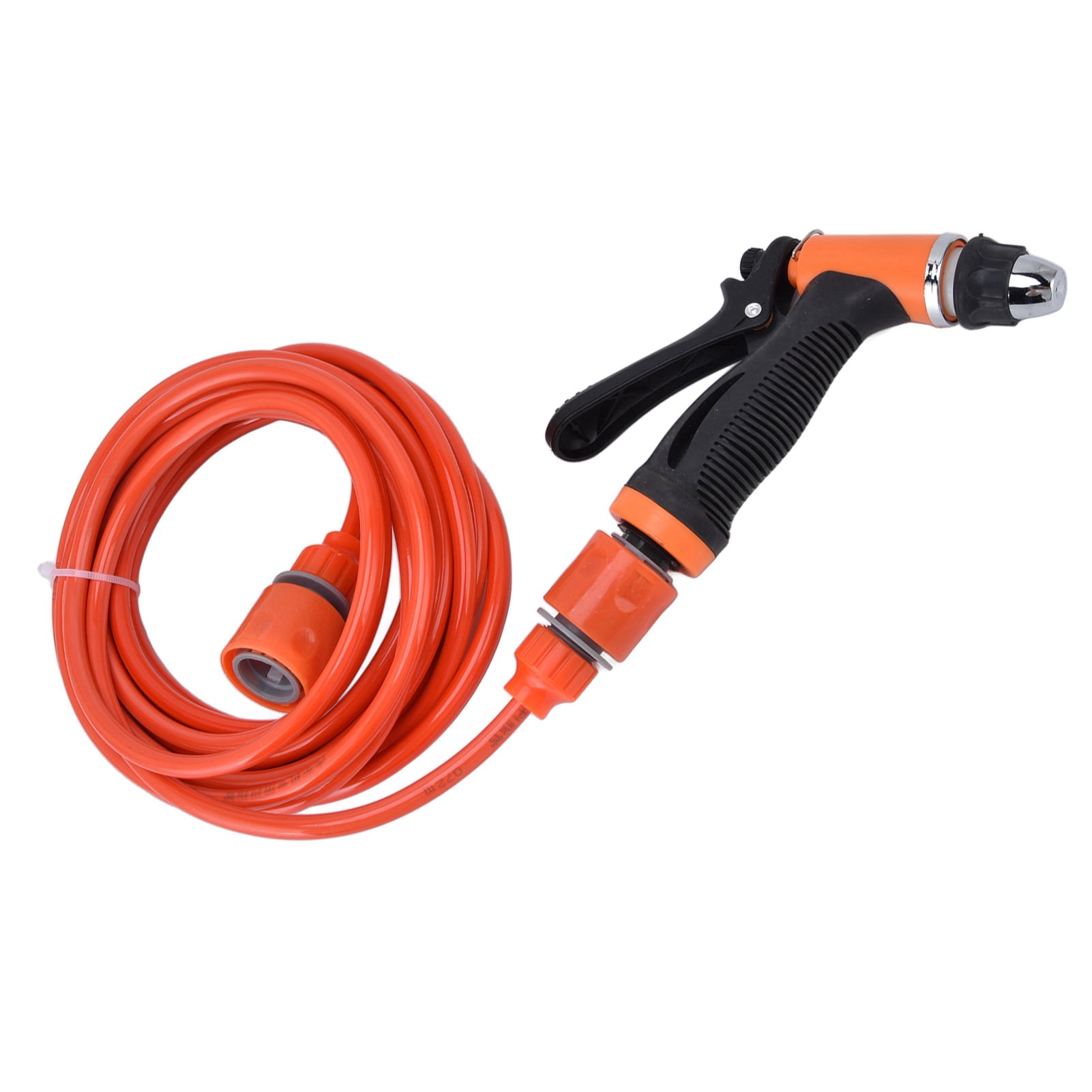YAHHU 12V 72W Portable Pressure Washer Pump Kit, 145 PSI / 1.0Mpa Electric Car Washing Machine with 236 inches / 6m Hose for Vehicle Garden Cleaning