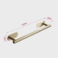 thumbnail image 2 of Gold 4 Piece Bathroom Accessories Set Towel Rack, 2 of 5