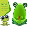 thumbnail image 2 of Ditregsr Frog Baby Boys Standing Potty Wall-mounted Toilet Training Urinal (Green), 2 of 9