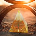 thumbnail image 2 of Crystal Pyramid Healing Energy Meditation Crystals Home Office Decor (C), 2 of 9