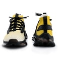 thumbnail image 3 of Aesthetic Signal Yellow And White Gradient Walking Shoes for Men Woman Lightweight Tennis Fashion Elastic Sports Shoes Cushion Basketball Shoes, 3 of 7