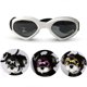 thumbnail image 5 of Billuyoard 1 par de gafas de sol ABS para mascotas, reemplazo plegable a prueba de sol, adorables gafas para snowboard al aire libre, gafas para mascotas, Ropa para mascotas Blanco Billuyoard PT005151-05, 5 of 6