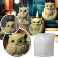 thumbnail image 3 of Silicone Owl Candle Mold for Candle Making, Handmade Soap, Chocolate and Other Small Items with Multiple Sizes and White Color, 3 of 9