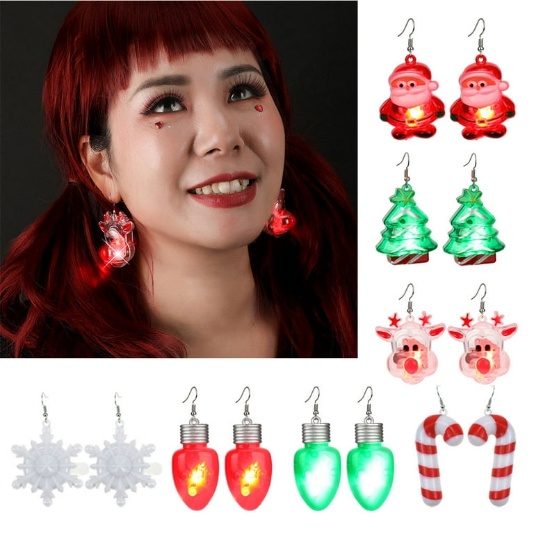 Flashing Christmas Earrings Flashing Christmas Earrings