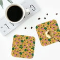 thumbnail image 4 of Kdxio Strawberry Funny Coasters,4 Pcs Leather Coasters,Housewarming Gifts,Protect Furniture from Water Marks Scratch and Damage, 4 of 8