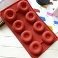 thumbnail image 2 of Meiiso 3Pc 8-In-1 Donut Silicone Cake Mold Food Grade Machine Washable\Easy to Clean Muffin Pastry Bread Plastic Mold Children'S Kitchen Baking Tools, a 3×Mold, 2 of 8