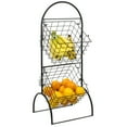 thumbnail image 2 of Sorbus 2-Tier Fruit Holder Stand Wire Basket Storage. Also Great Vegetables, Toiletries, Household Items for Kitchen, Bathroom Organization (Black), 2 of 6