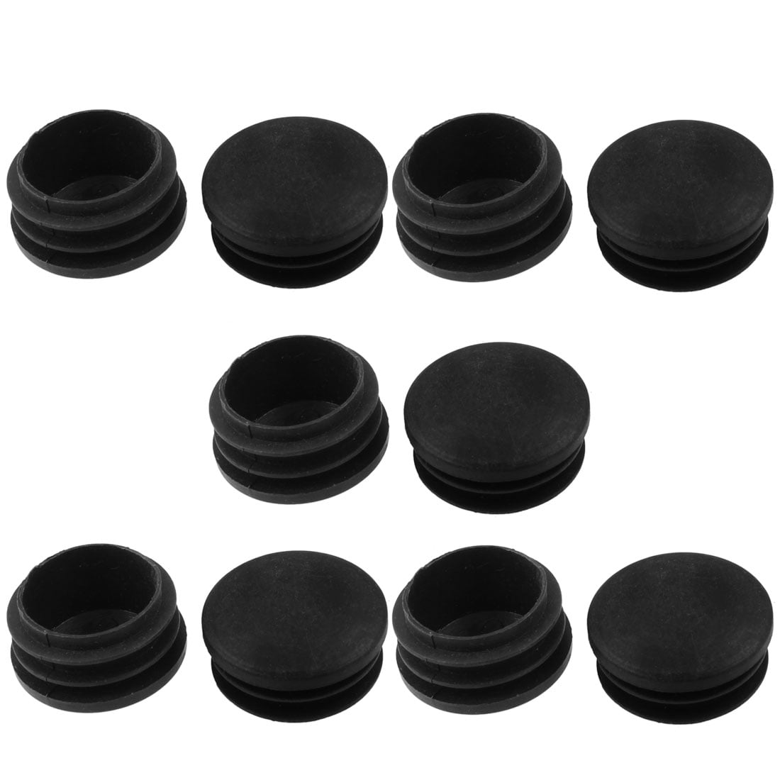 Unique Bargains Chair Table Legs 35mm Diameter Plastic Cap Round Unique Bargains Chair Table Legs 35mm Diameter Plastic Cap Round Ribbed Insert 10 Pcs