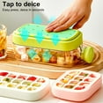 thumbnail image 6 of Sylvtty Instant Ice Cube Trays for Freezer - 5sec Release, Space Saving Stackable Design, Perfect for Christmas Cocktails & Iced Coffee Gifts, 6 of 7