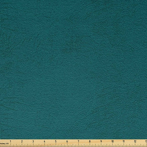 Faux Suede Fabric by the Yard Digitally Printed Weathered Texture, Durable and Washable Fabric for DIY Projects Indoor Outdoor Upholstery Home Textile, 3 Yard, Laurel Green , by Ambesonne