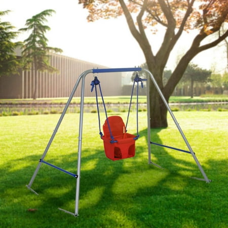 4 Ft High Toddler Baby Swing Seat With Frame For 1 To 3