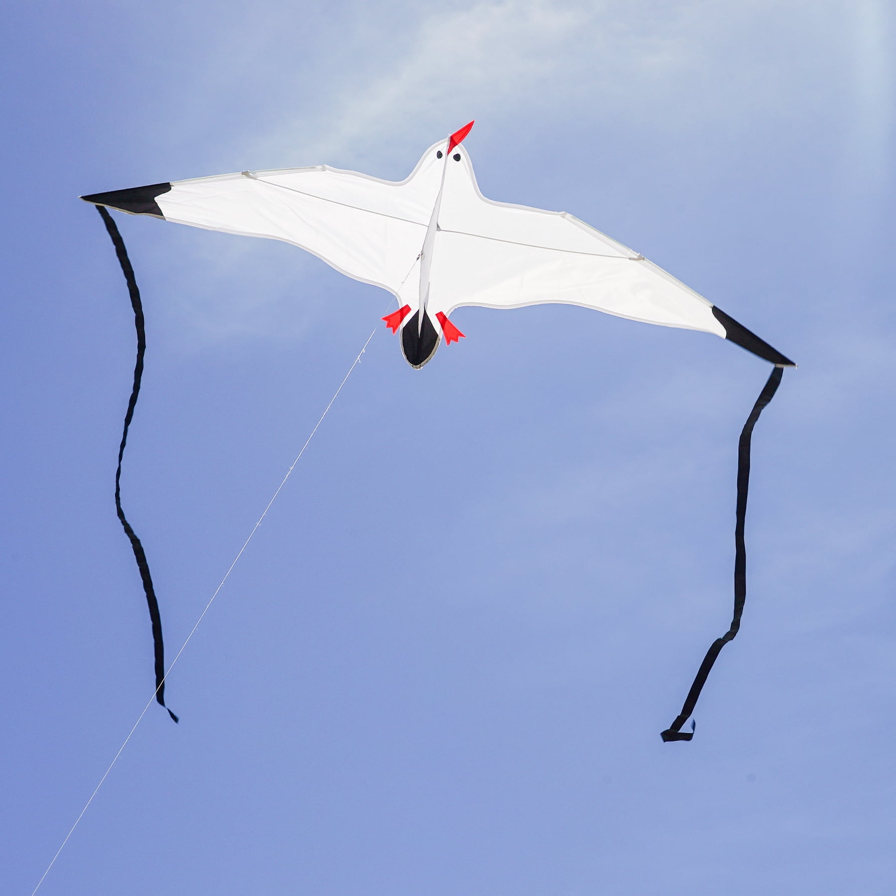 In the Breeze 3140 — Seagull Kite — Fun, Easy Flying Single-Line Kite for All Ages — Sea Life Kite