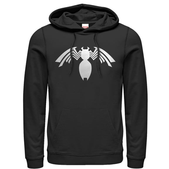 Men's Marvel Venom Emblem  Pull Over Hoodie Black X Large