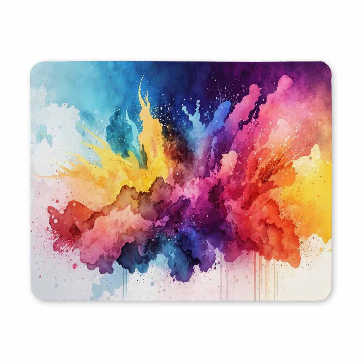Square Mouse Pad Abstract , PremiumTextured Mouse Mat Design, Washable