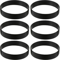 6 Pcs Stainless Steel Egg Ring Round Egg Cooker Ring for Fried Eggs and English Muffins Non- Stick Coating Kitchen Breakfast Tool for Frying/Shaping (Black)