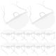 thumbnail image 1 of 20 piezas protectores faciales para restaurantes, cubierta transparente para nariz y boca, máscara de Chef, 1 of 7