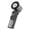 Black, variant on Portable Rechargeable Air Cooler Fan, Foldable Structure with 4000mAh Battery, Transparent Mechanical Fan Body, Lightweight Lanyard, Personal Cooling Accessory