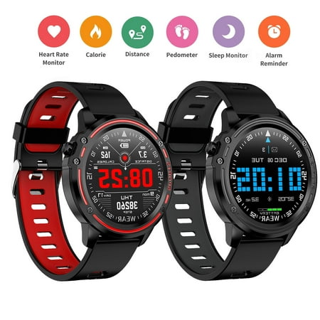 Updated 2019 Version Smart Watch for Android iOS Phones, Activity Fitness Tracker Watches Health Exercise Smartwatch with Heart Rate/Sleep Monitor Compatible with iOS