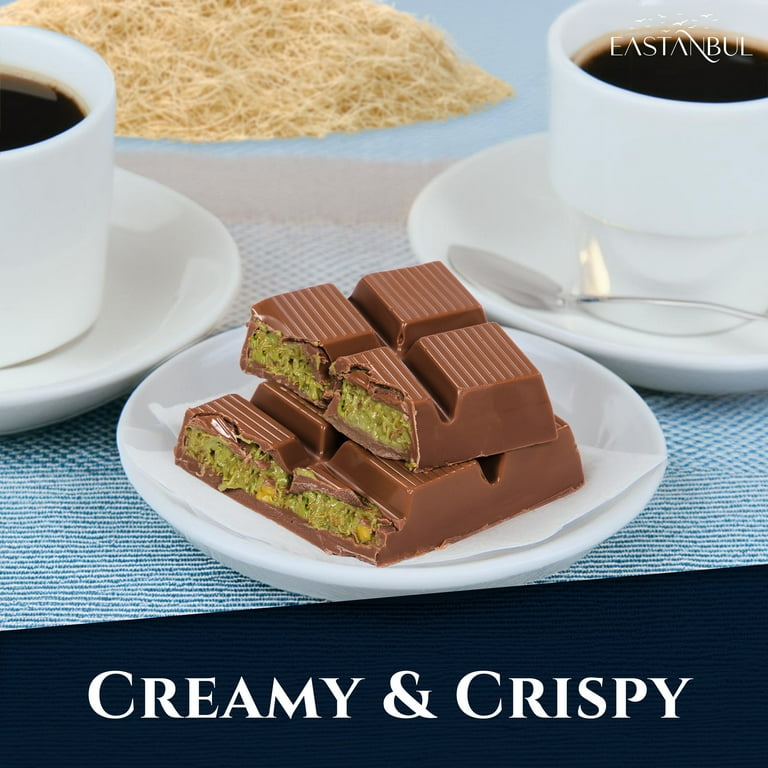 Eastanbul Dubai Chocolate Bar Pistachio, Kunafa, 7oz, Halal
