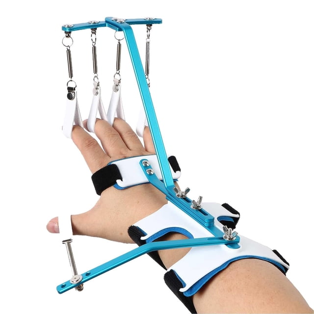 Tairibousy Mano Muñeca Dedo Ortesis Dispositivo de entrenamiento Muñeca Dedo Ortesis Brace Mano Dedo Fuerza muscular Rehabilitación Entrenador Dedo Muñeca