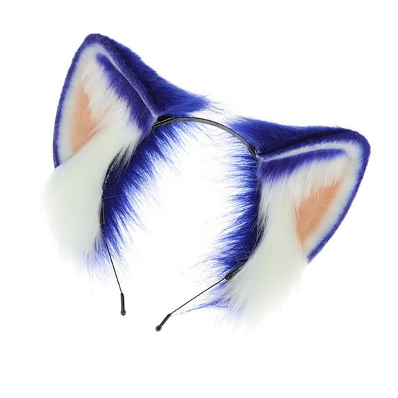 Headband Roleplay Blue Hedgehog Ear Hairhoop Girl Props Hairband