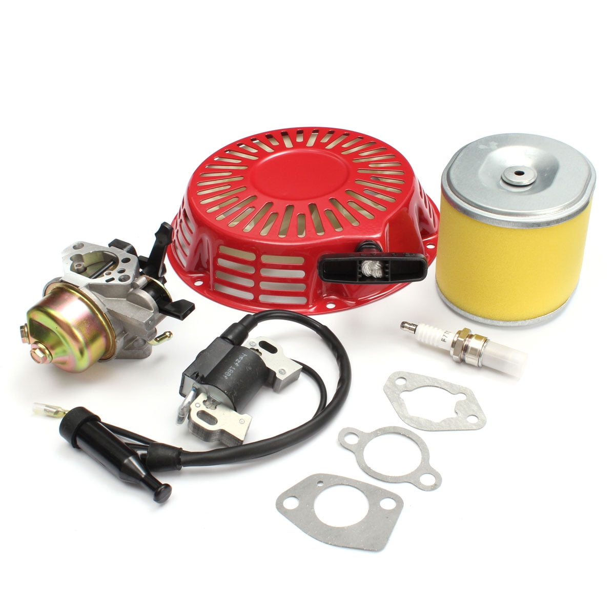 Kit for Honda GX340 GX390 11HP 13HP Engine Carburetor Recoil Starter Coil Filter